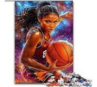 Puzzle di basket sportivo per adulti e ragazzi, 1000 pezzi, adatti per bambini dai 14 anni in su, divertimento in famiglia, ideale come regalo per tutta la famiglia (50x75cm)