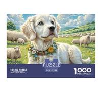 Puzzle di Beagle per adulti e bambini. 1000 pezzi. Ottimi regali, giocattolo stimolante, gioco educativo, decorazione per la casa. Per adulti e bambini di età 14 anni e oltre. 52x38cm/1000pezzi