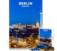 Puzzle di Berlino da 1000 pezzi per adulti, ideale per concentrazione, relax e svago, con taglio liscio e grazioso, perfetto come regalo (38x52cm)