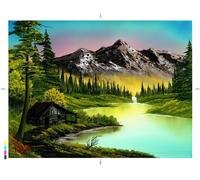 Puzzle Di Bob Ross Mountain Retreat | Puzzle In Jigsaw Da 1000 Pezzi