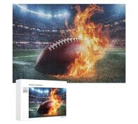 Puzzle di calcio del fuoco per adulti attività familiari giochi decorazione casa puzzle 300 PCS