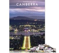 Puzzle di Canberra, Australia, 1000 pezzi per adulti, puzzle in legno, gioco di sfida per l'esercizio mentale, regali di intrattenimento, attività per famiglie (75x50 cm)