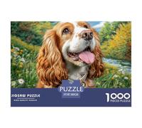 Puzzle di Cane Domestico Carino. Puzzle 1000 Pezzo. Gioco di Sfida con Ottimi Regali Giocattolo Educativo Decorazione per la Casa per Adulti e Bambini Dai 14 Anni in Su 38x26cm/1000pcs