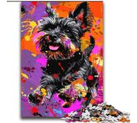 Puzzle di cani colorati per adolescenti da 2000 pezzi, giochi divertenti Ogni pezzo è unico Gioco stimolante e divertente per tutta la famiglia (70x100cm)