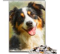 Puzzle di cani felici per adulti e adolescenti, regalo di compleanno per ammazzare il tempo durante le vacanze, regali, arte murale per 14+ anni (50x75cm)