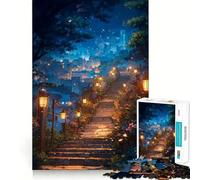 Puzzle di Capodanno da 1000 pezzi per ragazzi, gioco di logica, hobby silenzioso, bordi lisci, (38x26cm)