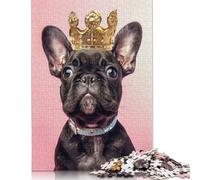 Puzzle di carta ad incastro di precisione "Cucciolo di Cane Re" - Puzzle rettangolare per bambini e bambine, regalo di Natale, 1000 pezzi (26x38 cm)