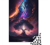 Puzzle di carta Cosmic Heaven da 1000 pezzi per adulti, puzzle rettangolare creativo, gioco di sfida per l'esercizio del cervello, regalo di Natale 1000 pezzi (38x26 cm)