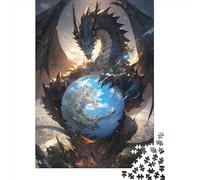 Puzzle di carta da 1000 pezzi Anime Dragon The Of World Puzzle Attività per famiglie Regali di Natale 38x26 cm/1000 pezzi