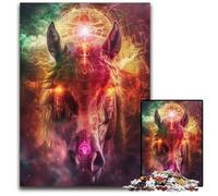 Puzzle di carta da 1000 pezzi "Antico Rituale del Cavallo" per adulti perfetti per il divertimento in famiglia a Natale Ringraziamento Compleanni e Pasqua 1000 pezzi (38x26 cm)