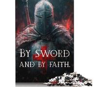 Puzzle di carta da 1000 pezzi di Sword And by Faith Puzzle di carta per adulti e adolescenti dai 12 anni in su Regali di Natale 1000 pezzi (75x50 cm)