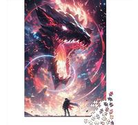 Puzzle di carta da 1000 pezzi, Puzzle Anime "Il pericolo dei draghi", Attività per la famiglia, Regali di Natale, 38x26 cm/1000 pezzi