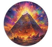 Puzzle di carta da 1000 pezzi raffiguranti le piramidi egizie. Un regalo perfetto per familiari e amici, adatto dai 14 anni in su 67,5x67,5 cm.