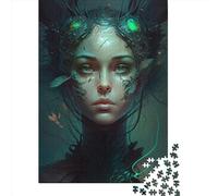 Puzzle di carta difficile da 1000 pezzi per adulti, motivo: ragazza di bellezza, regali per la vigilia di Natale, 1000 pezzi (38x26 cm)