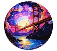 Puzzle di carta Dream Bridge da 1000 pezzi per adulti, adolescenti e famiglie, perfetto come decorazione fai da te e come sfida per il cervello 67,5x67,5 cm