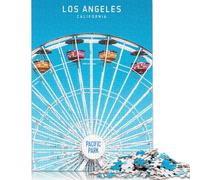 Puzzle di carta rettangolare ad incastro di Los Angeles, Stati Uniti, per bambini e bambine, regali di Natale, 1000 pezzi (38x26 cm)