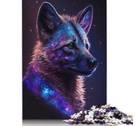 Puzzle di carta rettangolare con iena africana, giocattolo di sfida rilassante, per bambini e bambine, regali di Halloween, 1000 pezzi (75x50 cm)
