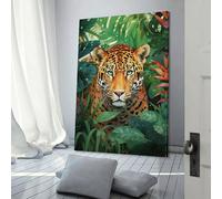 Puzzle di carta rettangolare "Gatto nero nell'erba" per bambini e bambine, 1000 pezzi (75x50 cm)
