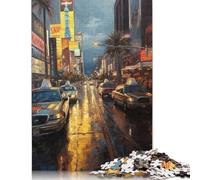 Puzzle di carta rettangolare per bambini, motivo: Sin City Las Vegas USA, per divertimento in famiglia, per bambini o bambine, regali di Natale, 1000 pezzi (75x50 cm)