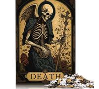 Puzzle di carte dei tarocchi della morte per adulti, 1000 pezzi, puzzle di carta per adolescenti dai 12 anni in su, regali di Natale, 1000 pezzi (38x26 cm)