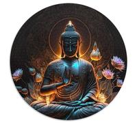 Puzzle di cartone da 1000 pezzi raffigurante Buddha Regalo perfetto per la festa della mamma, compleanni e Natale (67,5x67,5cm)