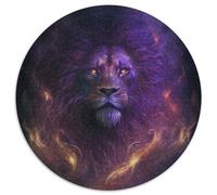 Puzzle di cartone da 1000 pezzi raffiguranti il leone magico, per adulti, perfetto come decorazione per la casa o l'ufficio, ideale come regalo di Natale, 67,5x67,5 cm.