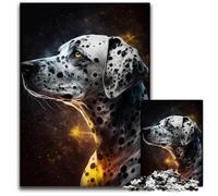 Puzzle di cartone dalmata dorato da 1000 pezzi per adulti, puzzle per adulti, rompicapo impegnativo - giocattolo rilassante per adolescenti 26X38CM/10,23x14,96 pollici