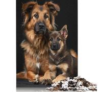 Puzzle di cartone di alta qualità con animali domestici, cani e famiglie, fai da te, per donne, uomini e bambini, 1000 pezzi (75x50 cm)