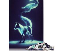 Puzzle di cartone di alta qualità, gioco educativo, giocattolo di puzzle Spectral Fox II, per bambini adulti, regalo di Natale, 1000 pezzi (75x50 cm)