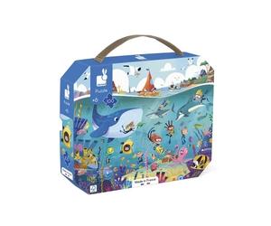 Puzzle di cartone Janod Il fondale marino - 100 pezzi