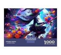Puzzle di cartone opaco con figura magica ariosa da 1000 pezzi, per adolescenti, per hobby, attività indoor, giornate di pioggia, 52x38 cm/1000 pezzi
