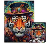 Puzzle di cartone per adulti con graffiti di suricato, 1000 pezzi, perfetto per la casa o l'ufficio, regalo di Natale ideale 26X38CM/10,23x14,96 pollici