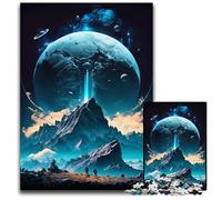 Puzzle di cartone per adulti con paesaggio montano da 1000 pezzi, attività divertenti per la famiglia, sfida per il cervello, regalo perfetto per adolescenti, 26X38CM/10,23x14,96 pollici.