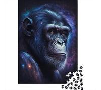 Puzzle di cartone premium Galaxy Monkey Puzzle divertente per adulti e adolescenti, regali di Halloween 300 pezzi (40x28 cm)