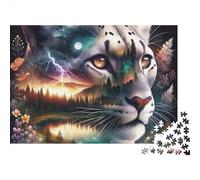 Puzzle di cavalli per adulti e bambini, 1000 pezzi, sfida impossibile, gioco educativo, decorazione per la casa, puzzle difficile, per donne e uomini, 75x50 cm/1000 pezzi