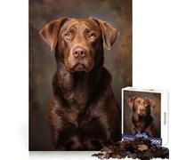 Puzzle di Chesapeake Bay Retriever per ragazzi, 1000 pezzi, esercizio intelligente, divertimento silenzioso, incastro perfetto, sorpresa di compleanno (50x75cm)