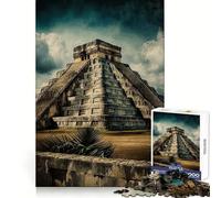 Puzzle di Chichen Itza per adulti, 1000 pezzi, esercizio mentale, divertimento rilassante, a incastro perfetto, ottimo regalo (38x26cm)