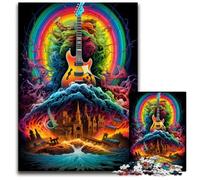 Puzzle di chitarra magica da 1000 pezzi puzzle difficili per adulti gioco per adulti regalo per famiglie gioco interattivo sfida mentale regalo 1000 pezzi (38x26 cm)