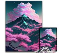 Puzzle di ciliegio giapponese per adulti, 1000 puzzle impossibili per adulti e adolescenti, serata di giochi in famiglia, idea regalo stimolante per il cervello, 50x75cm/19,68x29,52 pollici