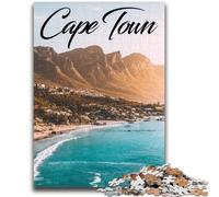 Puzzle di Città del Capo per adolescenti, giocattoli, giochi educativi, antistress, lista dei desideri con Babbo Natale, 1000 pezzi (50x75cm)