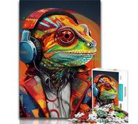 Puzzle di coccodrilli del Nilo da 1000 pezzi per adolescenti, aiuta il cervello ad allenarsi, giocattoli avvincenti per coltivare la pazienza, gioco di sfida unico (50x75cm)