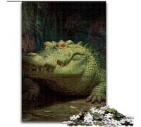 Puzzle di coccodrilli per adulti, 1000 pezzi, gioco stimolante e gioco per famiglie, collezione di artisti, belle arti per bambini dai 14 anni in su (50x75cm)
