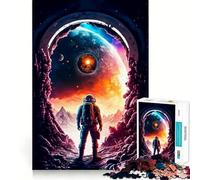 Puzzle di collisione planetaria da 1000 pezzi per ragazzi, gioco di logica, leggero e rilassante, taglio liscio, decorazione da parete (50x75cm)