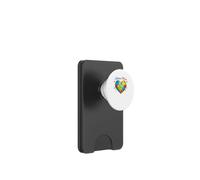 Puzzle di consapevolezza dell'autismo Cuore Accetta la PopSockets PopWallet per MagSafe