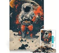 Puzzle di consegna sushi spaziale da 1000 pezzi per ragazzi, gioco di memoria, gioco al chiuso, taglio fine, Babbo Natale, scegli il tuo desiderio 38x52cm