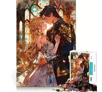 Puzzle di coppia romantico e fantasy per adulti, 1000 pezzi, gioco intellettuale, momento di relax, taglio di qualità, (38x52cm)