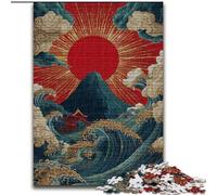 Puzzle di corvo in piedi su un libro per adulti e adolescenti, regalo di compleanno per ammazzare il tempo durante le vacanze, regali, arte murale per 14+ anni (50x75cm)