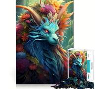 Puzzle di creature fantastiche mitologiche per adulti, 1000 pezzi, gioco di abilità mentale, assemblaggio lento, regalo perfetto (50x75cm)
