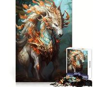 Puzzle di creature fantastiche mitologiche per ragazzi, 1000 pezzi Giocattolo divertente e rilassante, con disegni precisi e dettagliati, da collezione (50x75cm)
