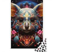 Puzzle di creature misteriose da 1000 pezzi, puzzle in legno per adulti e adolescenti, gioco per famiglie, regali per la vigilia di Natale, 1000 pezzi (75x50 cm)